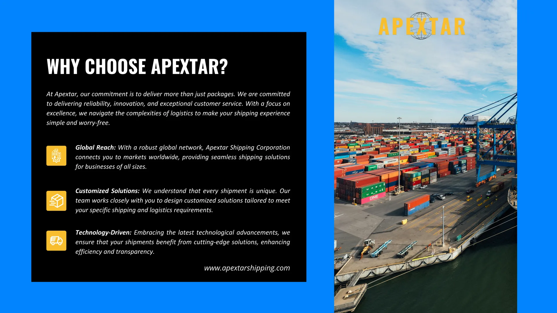 Slide 5 of 12: Why Choose Apextar?