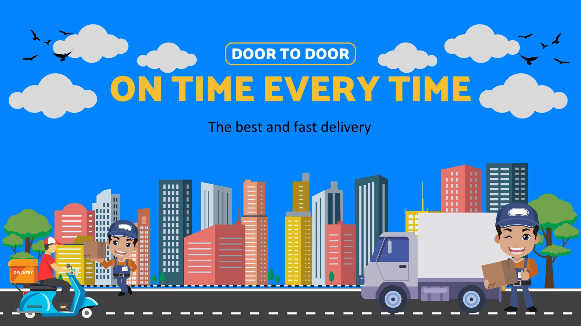 Slide 8 of 12: Door to Door